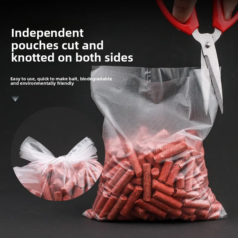 Bolsa de material para anidar peces, bolsa soluble en agua, bolsa instantánea, artefacto de anidación de disolución lenta de proyección remota - imagen 3