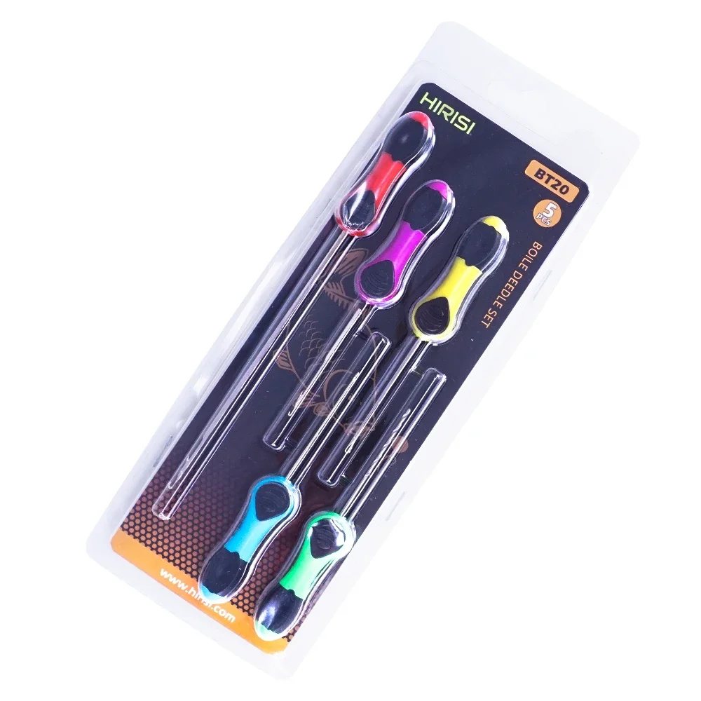 5x herramienta de pesca de carpa, juego de agujas de cebo, aparejos Boilie emergentes BT20, aparejo de anzuelo de carpa, accesorios de herramientas de fabricación - imagen 5