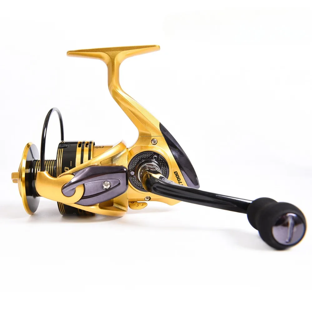 Daiwa-carrete de pesca de Metal (CODEK), bobina de pesca de rueda giratoria, potencia de arrastre máxima de 15Kg, carrete poco profundo, adecuado para todas las aguas, nuevo - imagen 3