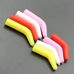 Accesorios de pesca de carpa, 20 piezas, aparejo para el cabello, mangas antienredos, línea de anzuelo de pesca, tubos de goma alineadores para carpa, aparejos de pesca giratorios