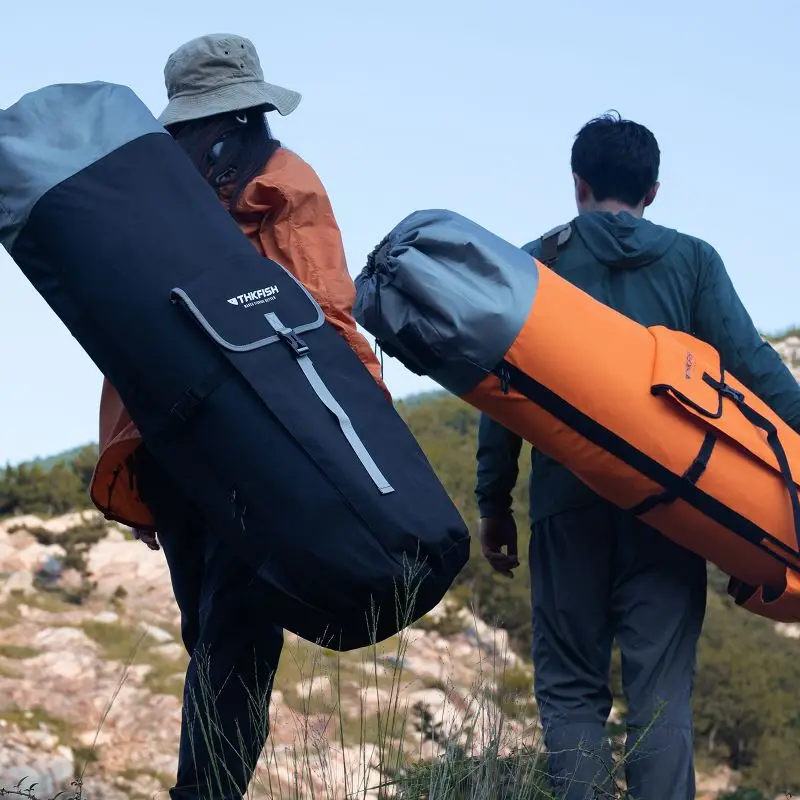 Bolsa de cañas de pescar THKFISH, bolsa de carrete de caña de pescar plegable portátil, equipo de caña de pescar, estuche de transporte, bolsa de almacenamiento de viaje - imagen 2