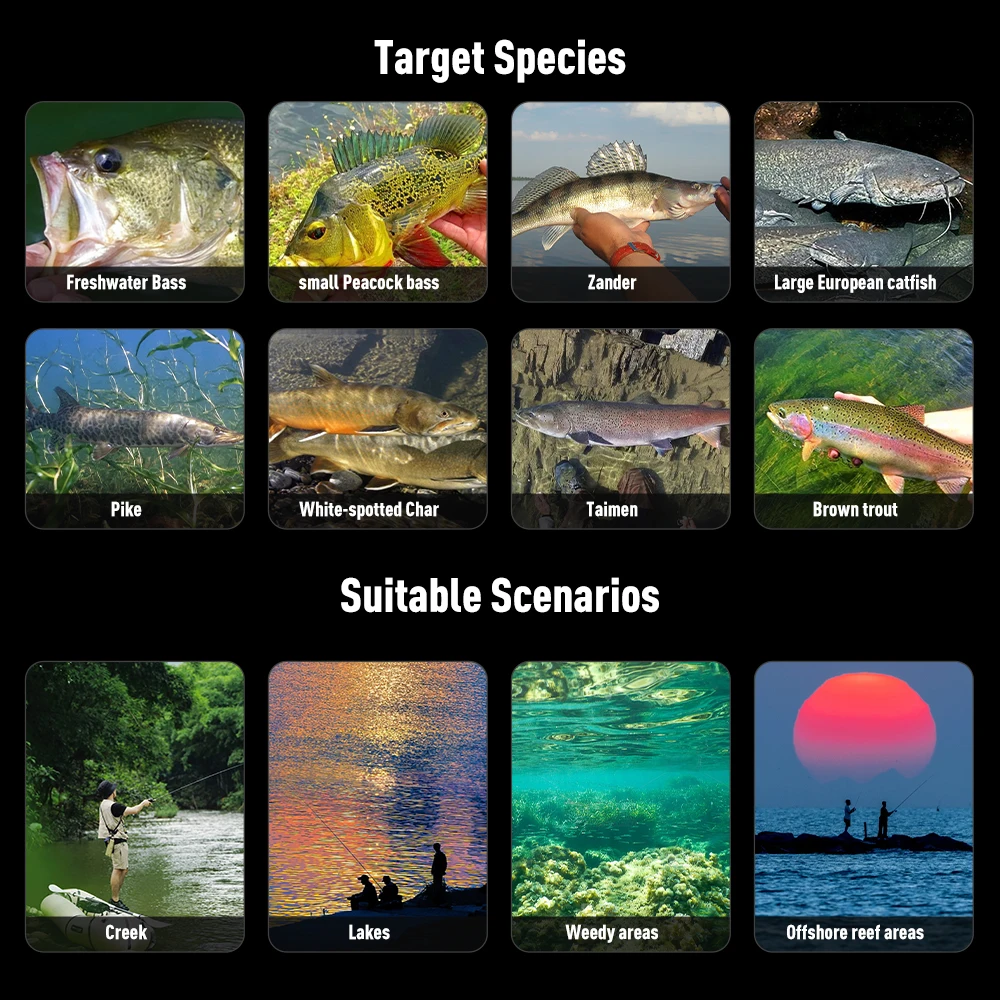 Kingdom Worm Blade caña de pescar Fuji anillo guía Toray 33T + 40T tela de carbono 1,95 m 1,98 m 2,01 m 2,04 m L ML M MH caña de pescar de lubina ﻿ - imagen 4