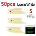 50pcs S Lumo White