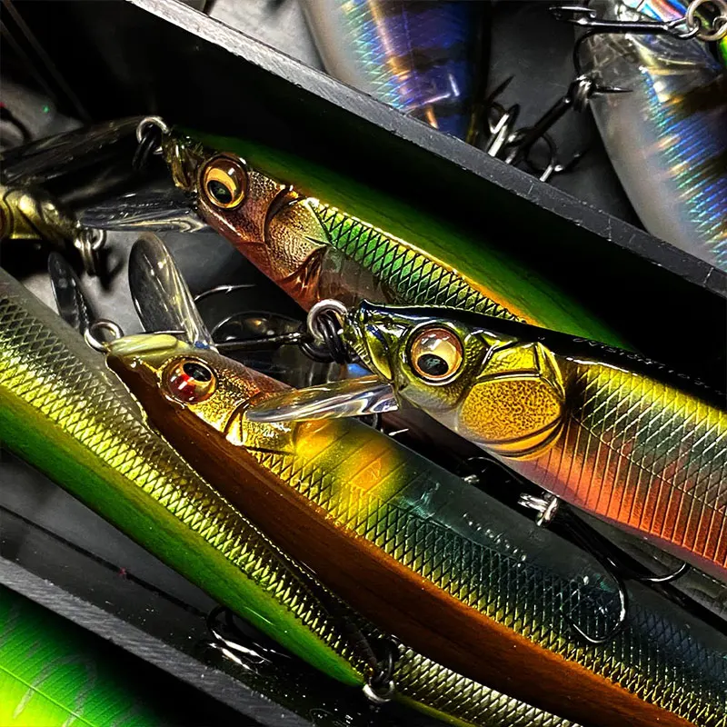 Original japonés, parada de bombeo de suspensión, cebo Minolua de hundimiento lento - imagen 2