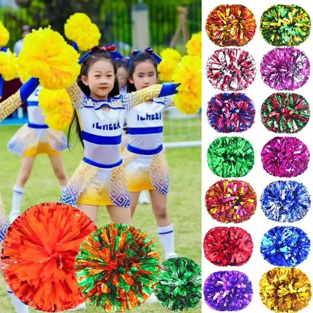 Pompones de animación 25 cm multicolores para clubes deportivos - imagen 3