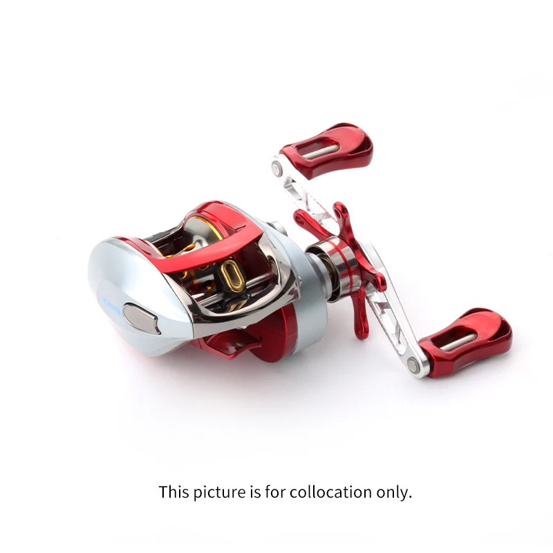 Kawa-mango de carrete de pesca, Material de aleación, tamaño de agujero 8x5/7x4mm de longitud, 100mm, g/pc 15,6, accesorio de balancín de carrete D/S, nuevo - imagen 5