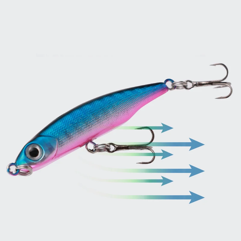 Señuelos de Pesca que se hunden, cebo de lápiz de 51mm, 3g, 64mm, 5,8g, 80mm, 10,4g, aparejos de Pesca de lubina, señuelos de carpa, cebo de Pesca de agua salada - imagen 3