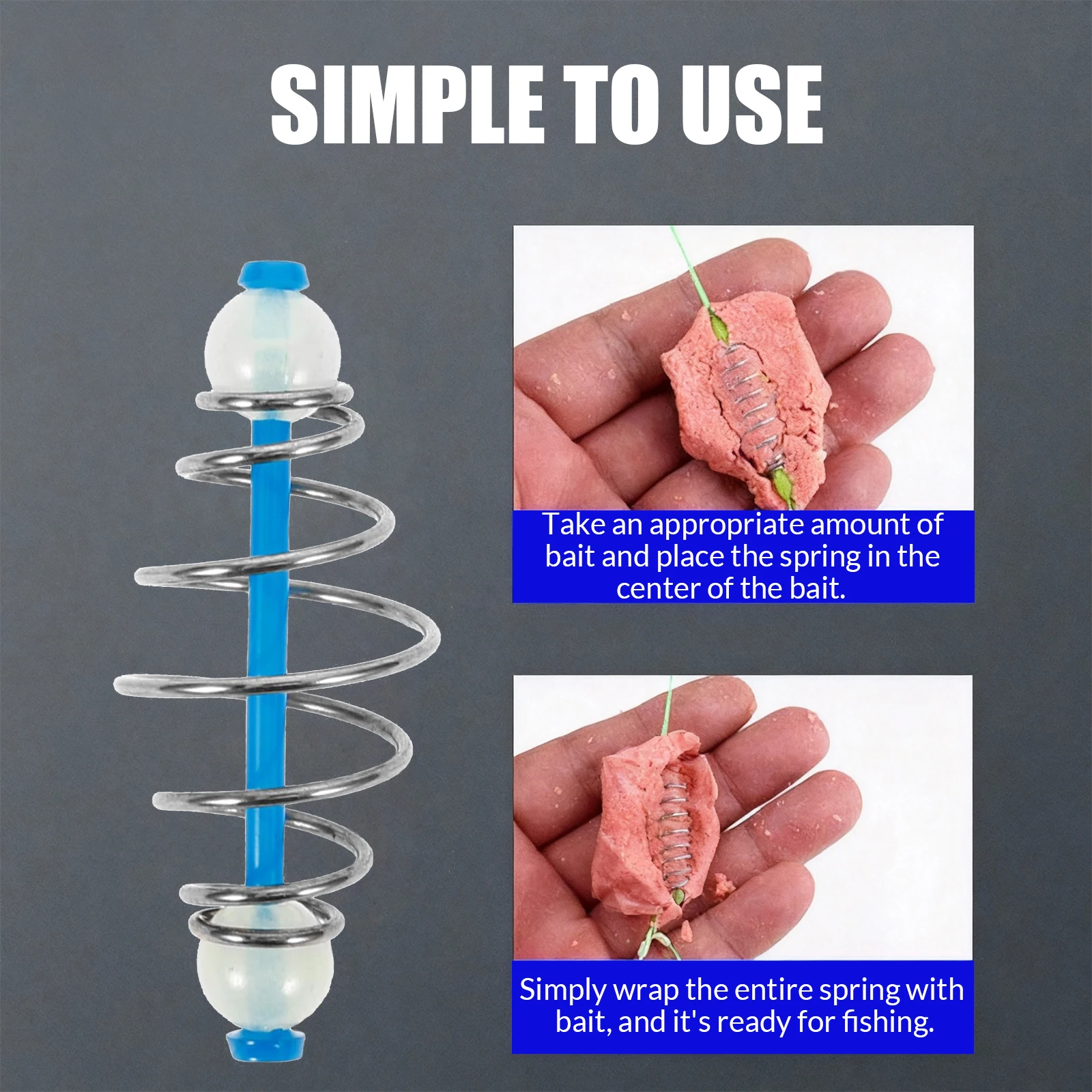 Plataforma de jaula de cebo deslizante para pesca, 9KM, 15 Uds. Con cuentas luminosas, jaula resistente a enganches de acero inoxidable, pesca de arrecife rocosa de agua salada - imagen 4