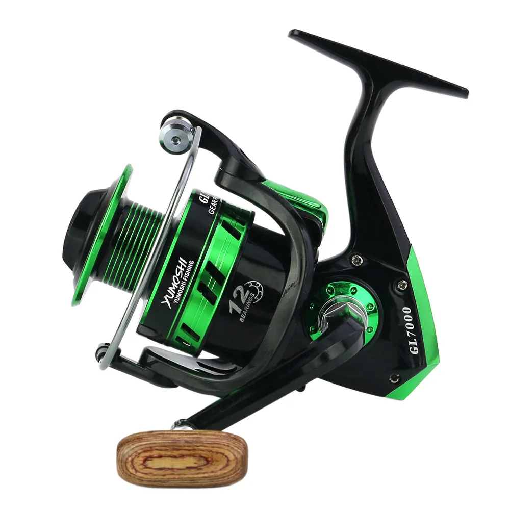 Carrete Spinning ALASICKA GL1000-7000 – Bobina metálica 12 rodamientos - imagen 3