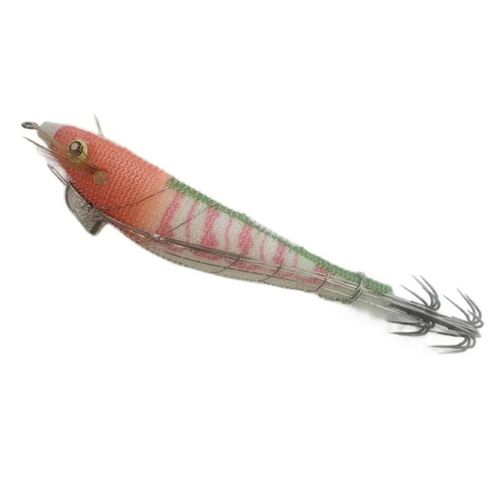 2 uds Eging alambre de acero plantilla de calamar UV láser hundimiento cebo de calamar luminoso 11cm Señuelos de pesca luminosos pesca de pulpo - imagen 4