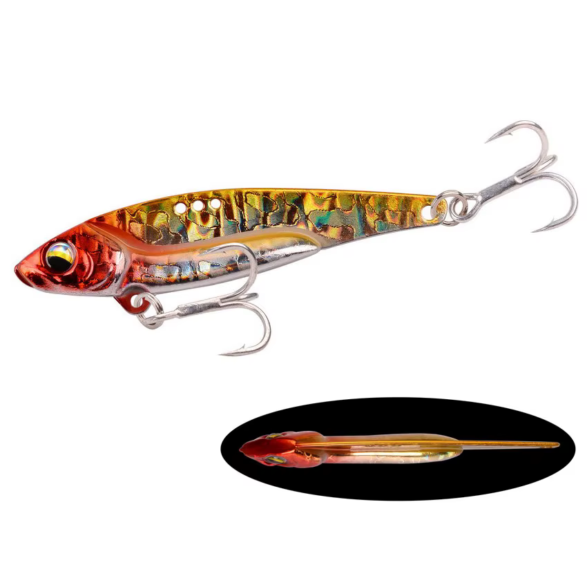VIB Señuelo de Pesca con Vibración – Cebo Metal Cobre para Trucha - imagen 5