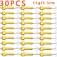 30PCS-15G-Golden