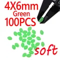 4X6mm Green 100pcs