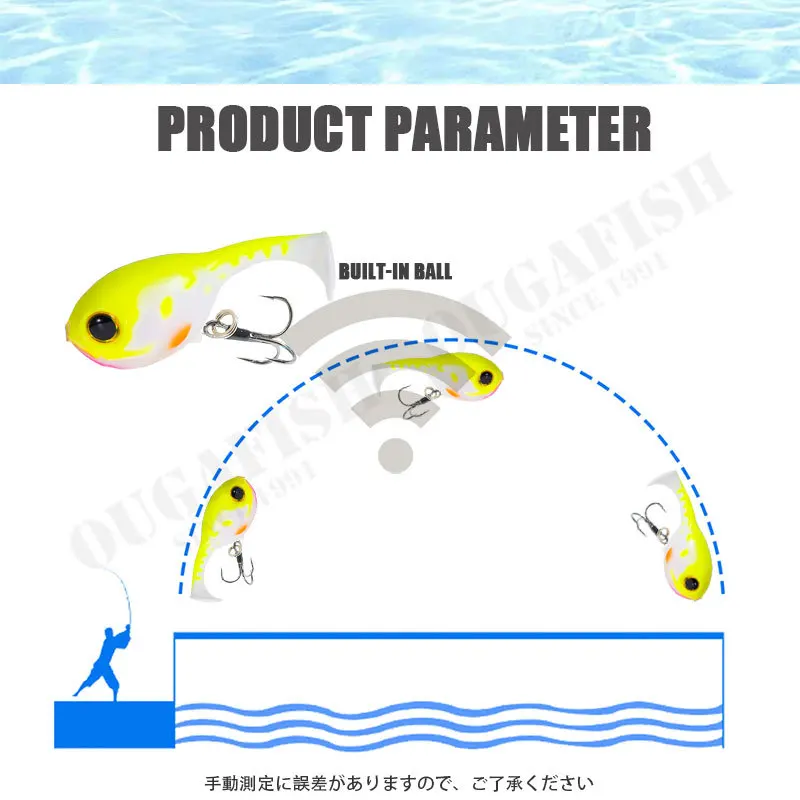 Balloonfish-cebos blandos De silicona para Pesca, señuelo De Pesca Artificial De 9,5g, 60mm, con gancho De calidad - imagen 4