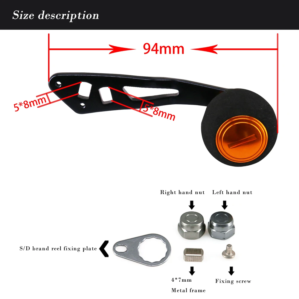 Este elegante mango ergonómico está diseñado para precisión y comodidad, que mide 94 mm de longitud y con un marco de metal duradero