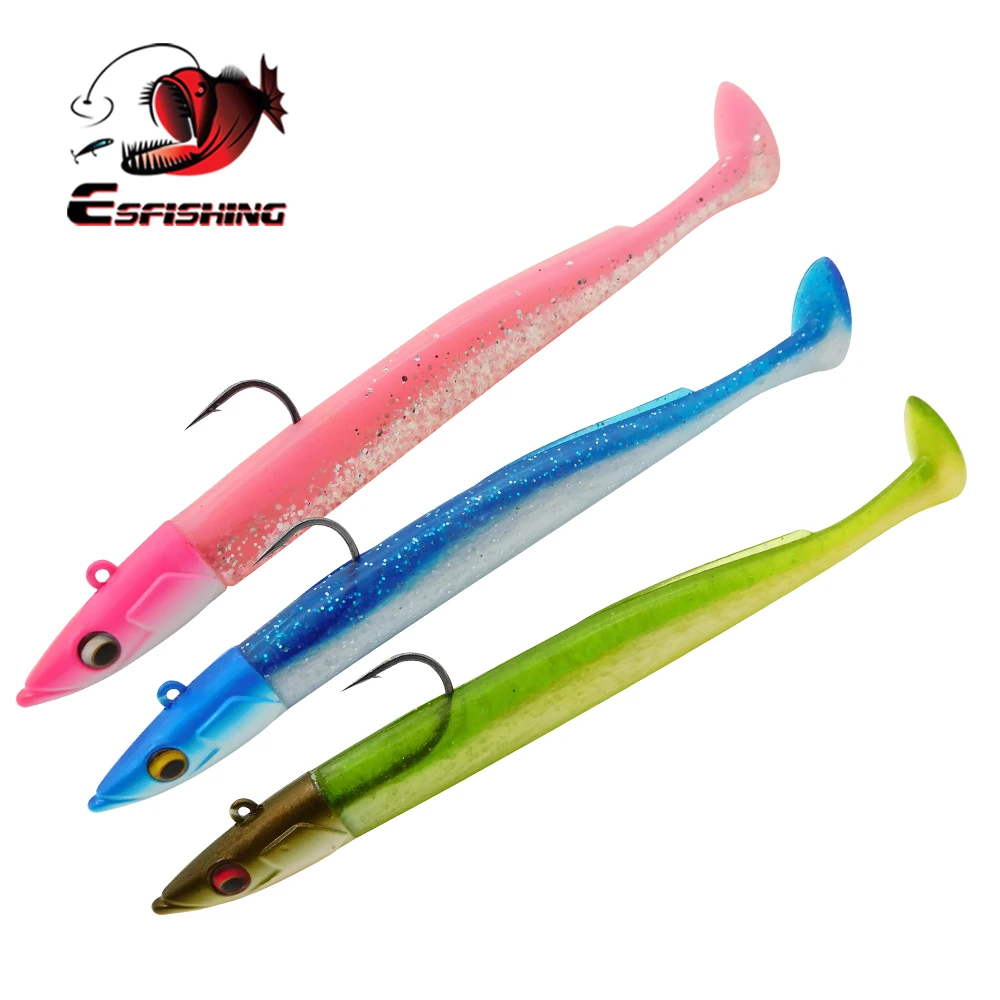 El mejor señuelo suave para pesca de lubina, cebo de pesca perfumado de 150mm y 30g - imagen 3