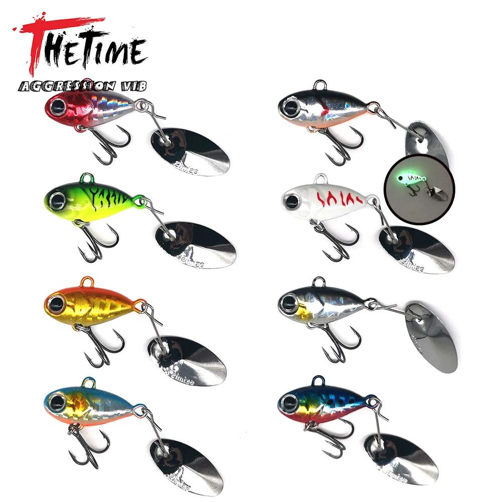THETIME Brand DouDou Metal VIB Lure 7/12.5/16.5g Crankbait Spinning Spoon Cicada Vibration Lure Artificial Jigbait For Pike Bass - imagen 3