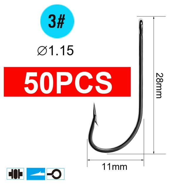 50PCS Size 3