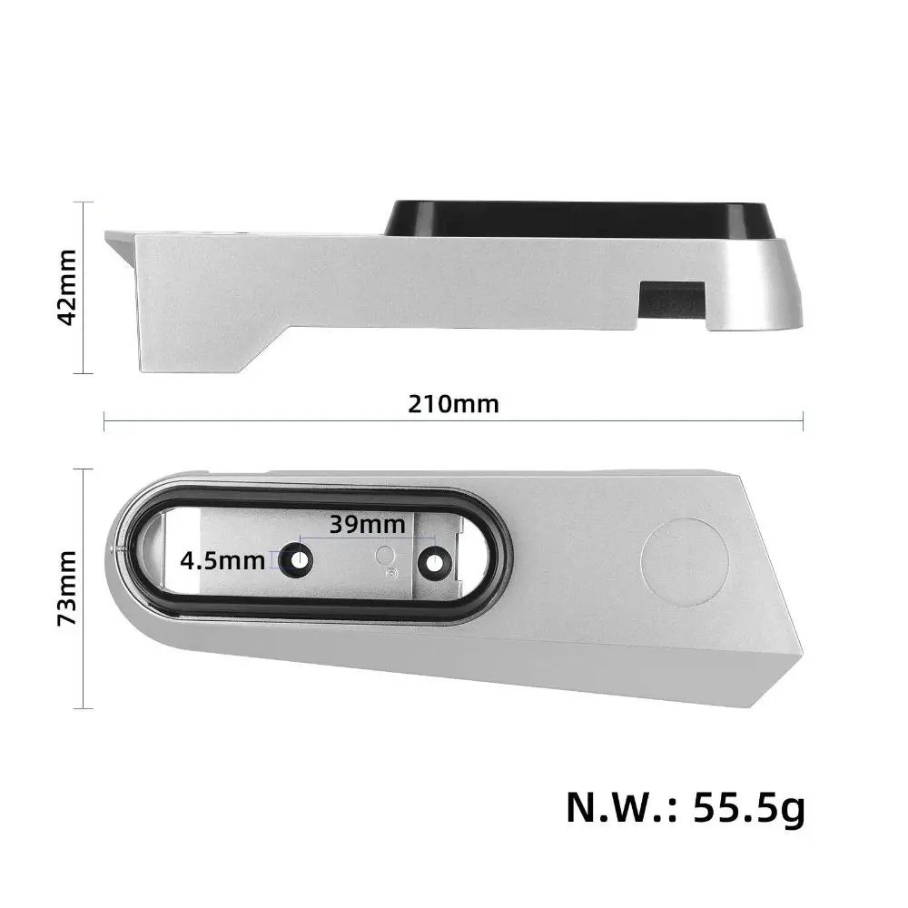 1 par de cubiertas protectoras para horquilla trasera, Base de revestimiento reflectante duradera, tapas de Base reflectoras de repuesto para Xiaomi 5 Pro - imagen 3