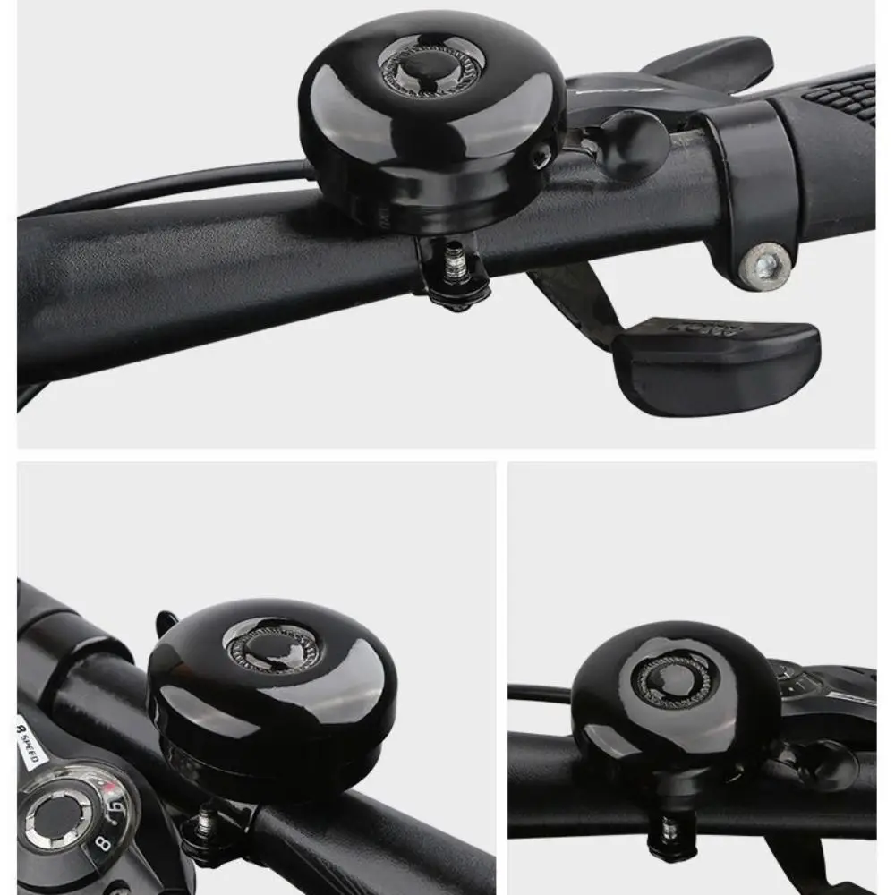 Timbre alarma bicicleta metal retro – Bocina doble cara negro plata