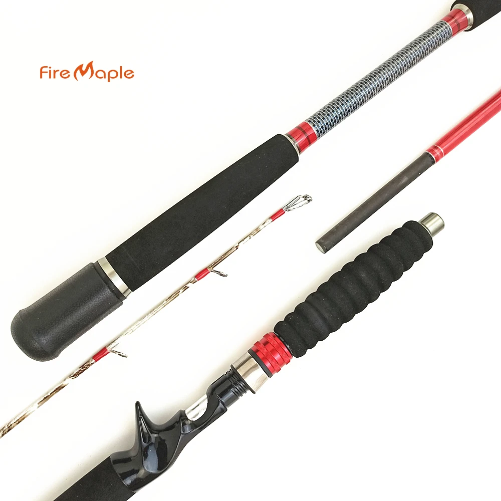 Red Shark Caña Surf Casting Punta Sólida para Jigging Lento - imagen 5