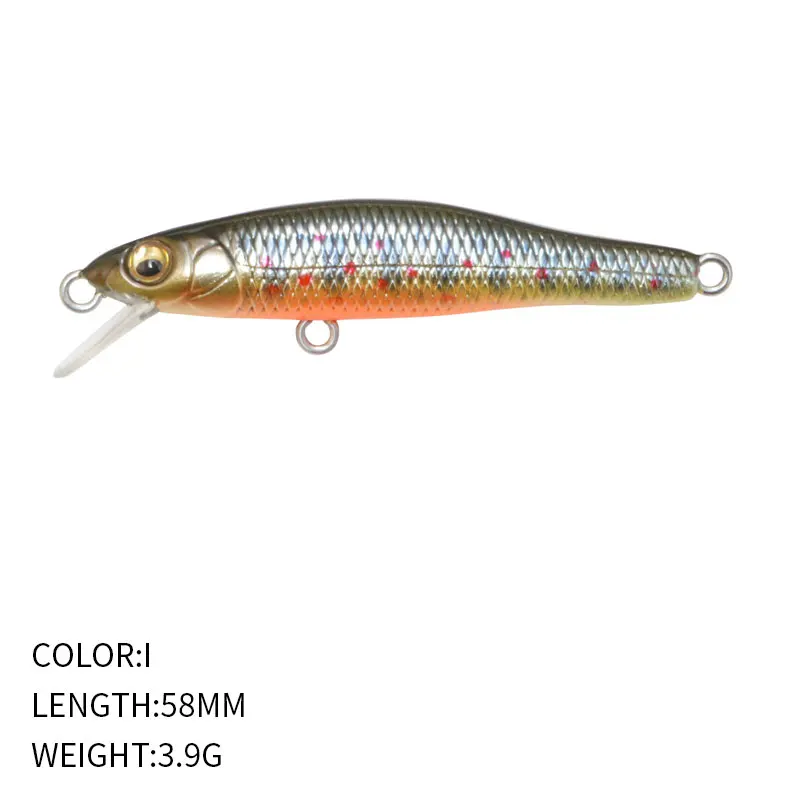 1Pcs Sinking Minnow Wobbler 7.5mm 3.9g Fishing Bait Hard Bait Pesca Artificial Pike Seabass Carp Fishing Lure Minnow - imagen 4