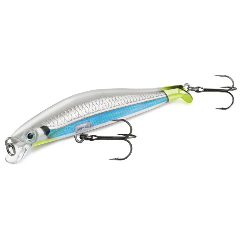 Cebo de pesca Luya, pececillo flotante, cebo duro láser de 90MM/7,7G, cebo de cola roja de largo alcance para atrapar lubina, cebo de pesca - imagen 5