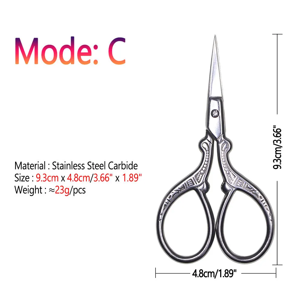 Bimoo, 1 unidad, tijeras de carburo de acero inoxidable, hilo, pelo de plumas, cortador de fibra sintética, Señuelos de pesca de trucha, herramienta para atar moscas - imagen 5
