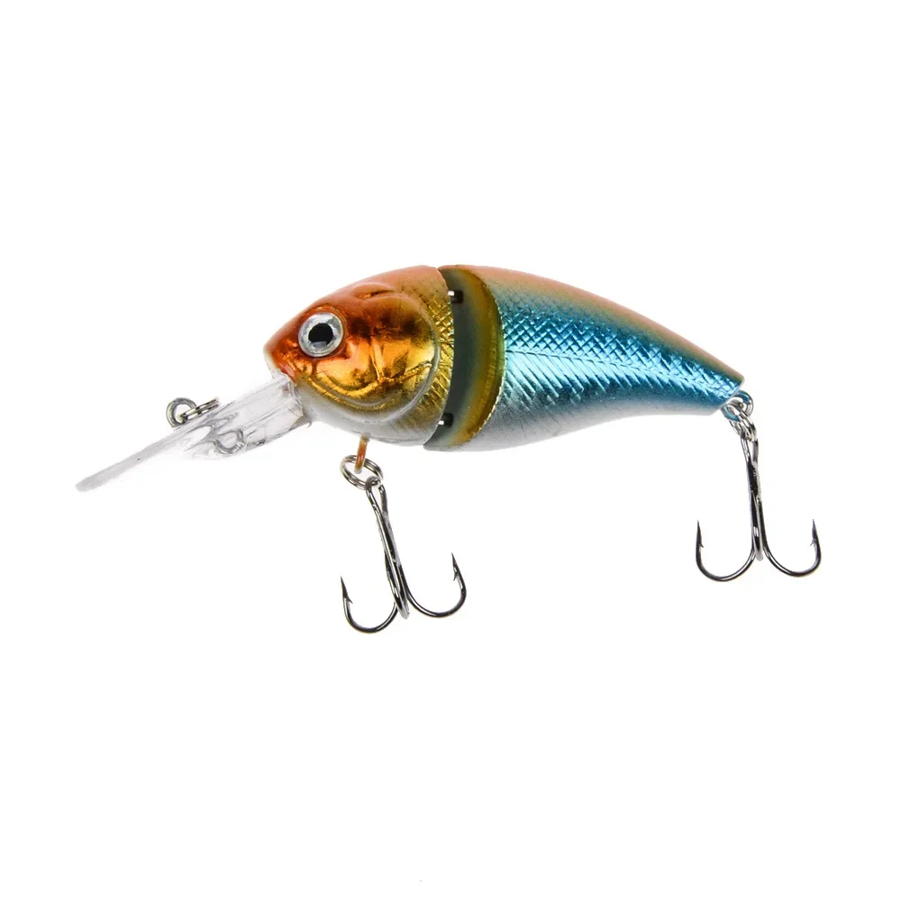 1 unidad Crankbait 14,2g 8,5 cm manivela de natación cebo duro para Lucio señuelo de Pesca Wobblers aparejos Pesca ojos 3D - imagen 3