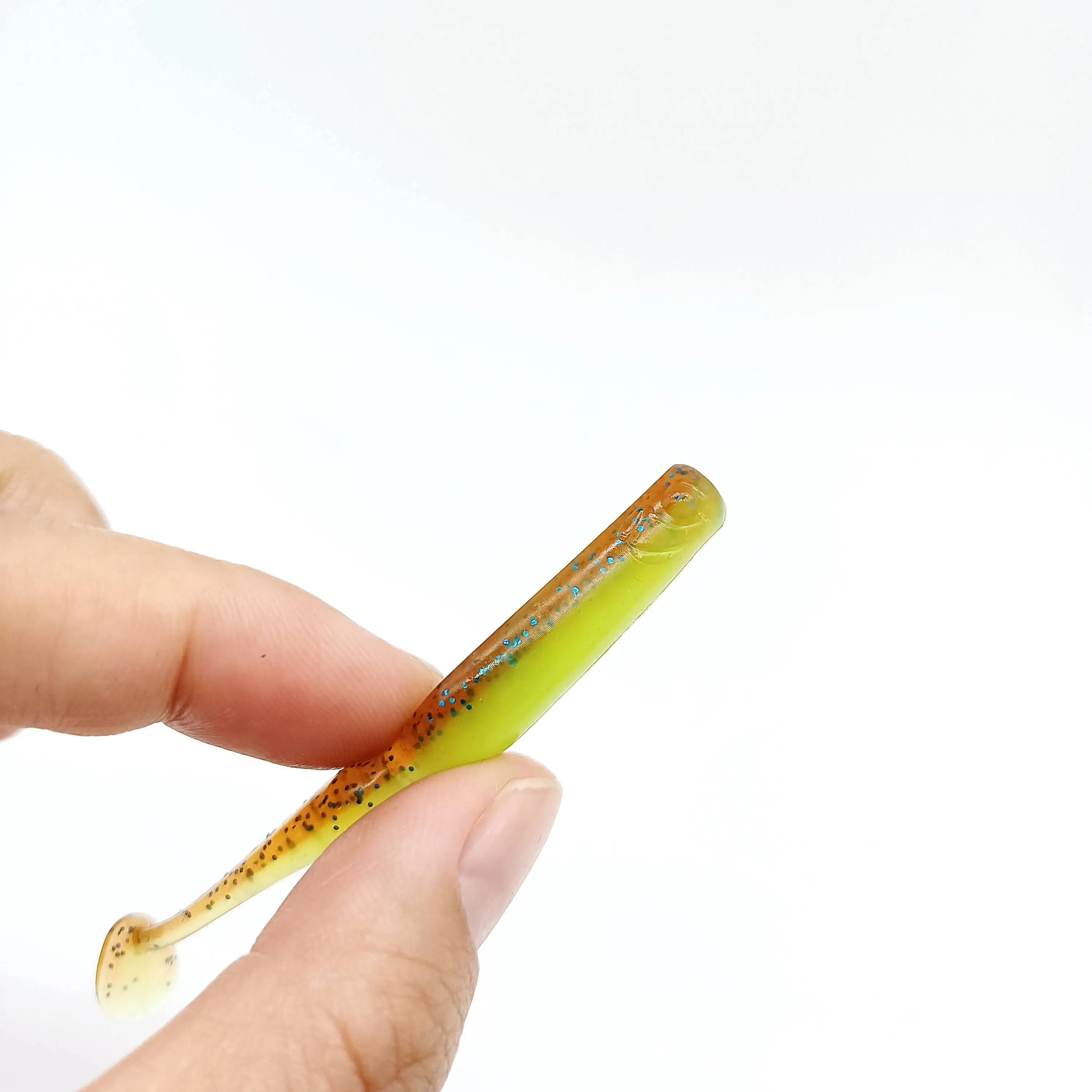 DUODUOYU 10PCS T-Staart Zinken Vissen Lokt 2.2g/70mm Aritificia Wobbler Vissen zachte Lokken voor bas Siliconen Aas Visgerei - imagen 4