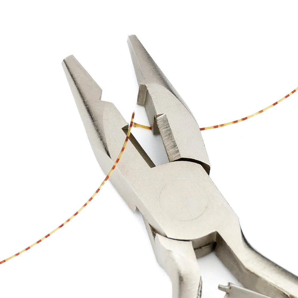 Hirisi-Alicates de anillo dividido, alicates de pesca de acero al carbono, cortador de anillos, línea/tijeras de alambre, removedor de anzuelos, aparejos de pesca PX01-5 - imagen 4