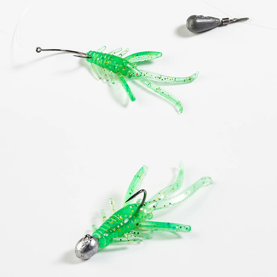 Señuelo flotante de alta gravedad, cebo blando multicolor, 6cm, 0,9g, 4 unidades por lote - imagen 3