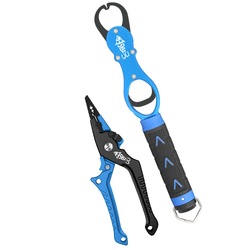 Alicates de pesca, tijeras de aleación de aluminio, removedor de anzuelos, herramientas de pesca, Cortador de línea, equipo de pesca con nudos multifuncional - imagen 4