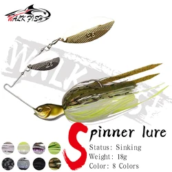 Señuelo giratorio Walk Fish – Cabeza de plomo para lubina