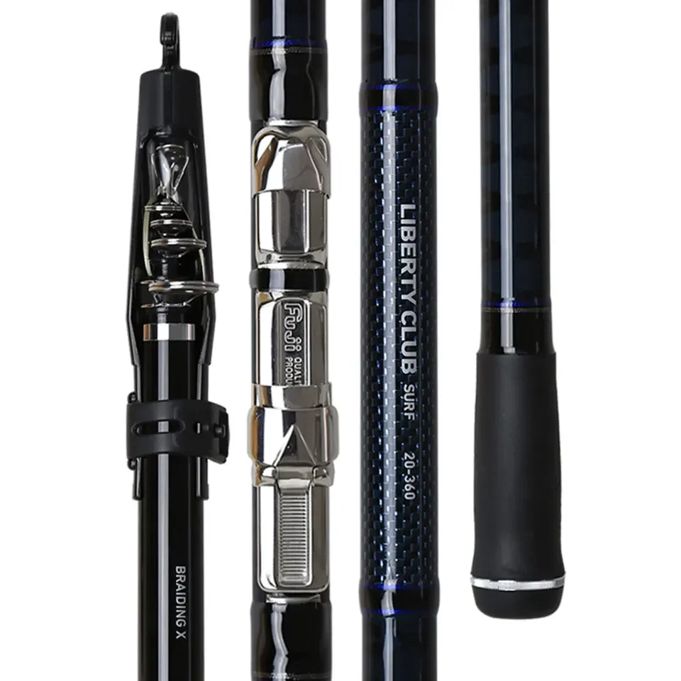 DAIWA-caña de pescar Liberty Club SURF telescópica, caña de fundición, 2,7-4,5 M, Base de anillos FUJI - imagen 2