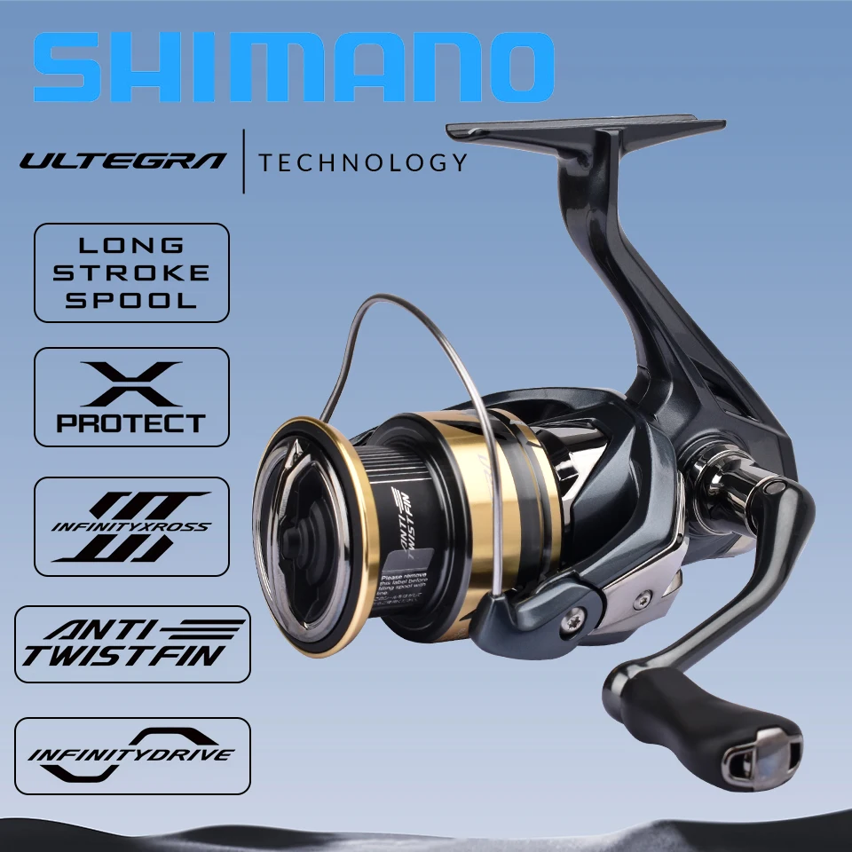 2025 SHIMANO carrete de pesca ULTEGRA carrete giratorio alimentador carretes de pesca de carpa 2500/C3000/4000/C5000XG sistema impermeable equipo HANAGE - imagen 5