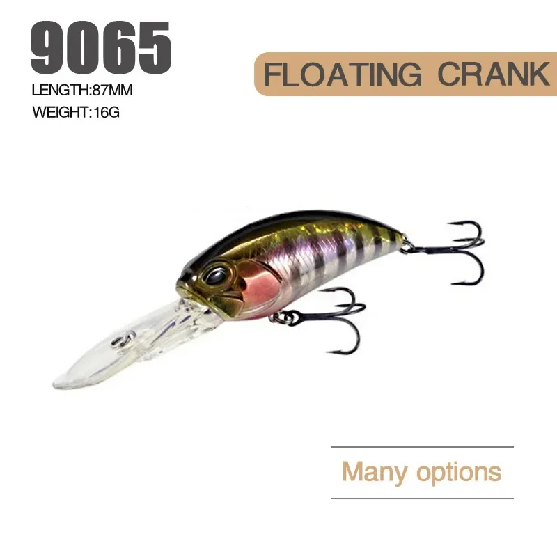 Cebo Artificial para pesca en el mar, cebo duro de lengua larga para buceo profundo, roca flotante - imagen 5