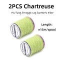 2pcs chartreuse
