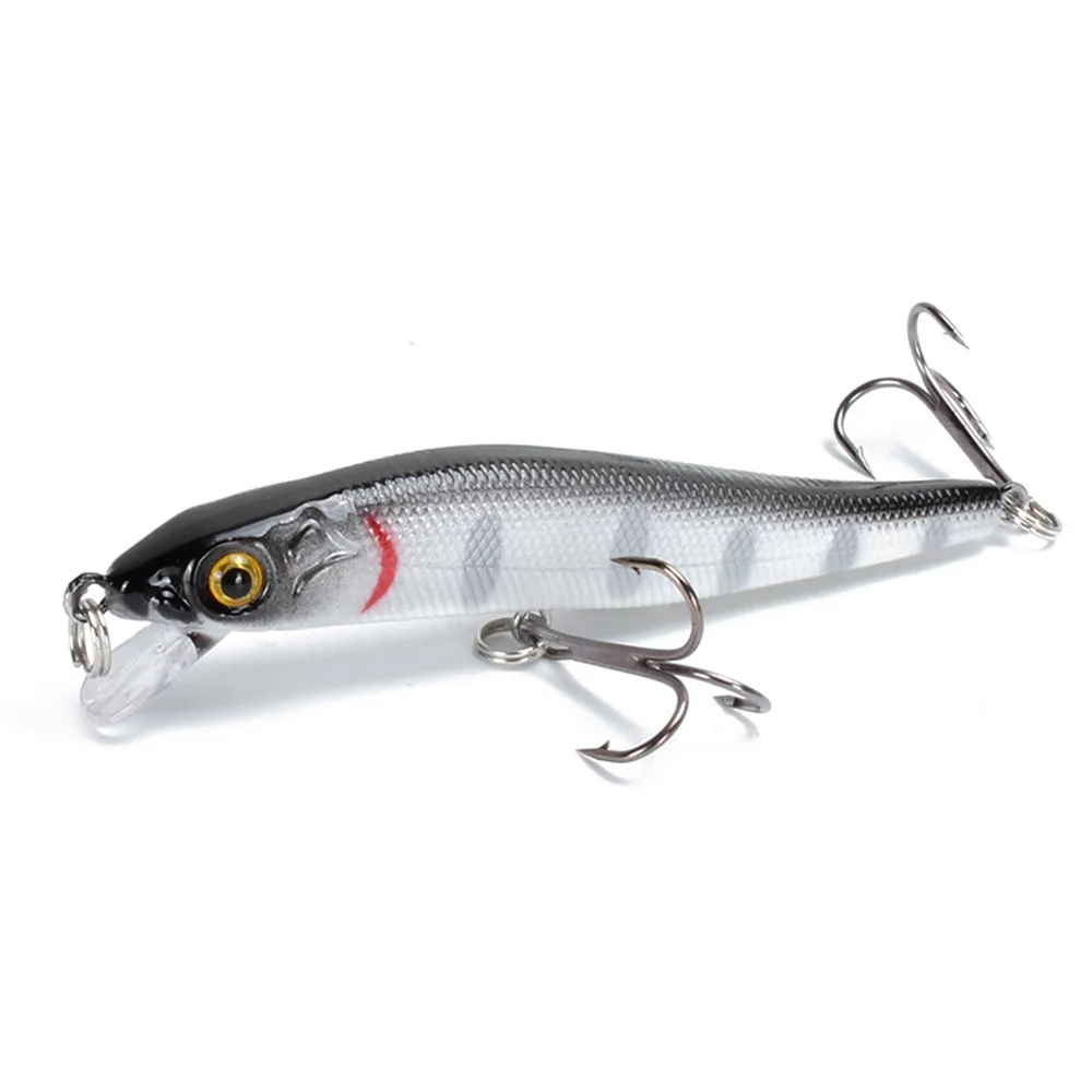1Pcs Floating Crankbait Minnow Fishing Lures 5.8g 85mm Bass Trolling Pike Plastic Hard Bait Wobbler Swimbaits Pesca Tackle - imagen 5
