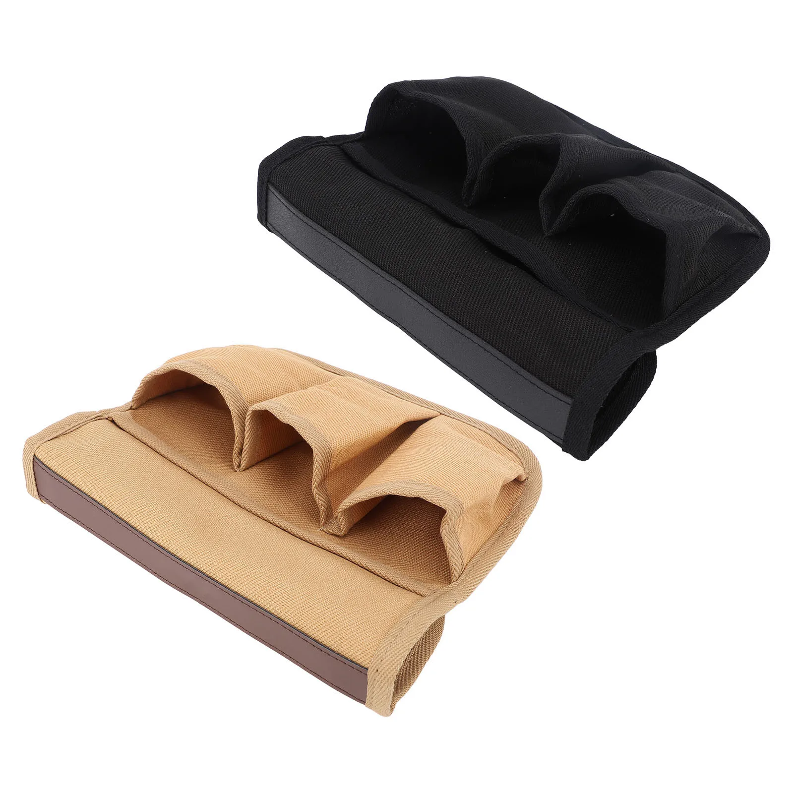 Bolsa de almacenamiento lateral para silla de Camping, bolsillo colgante lateral de lona de doble capa para soporte de tienda de campaña y sillón - imagen 3