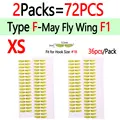 72pcs Type F1 XS