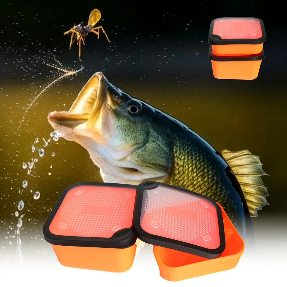 Caja de cebo vivo ABS – Ventilación y marco interior para pesca - imagen 3