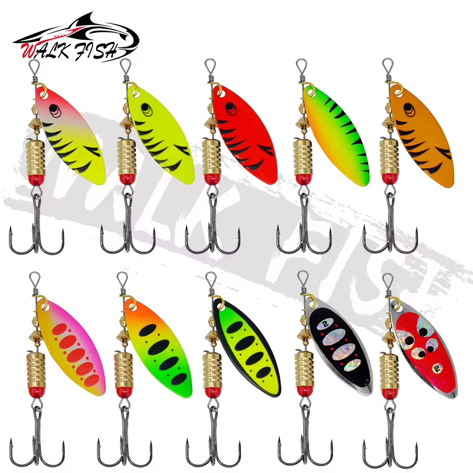 Spinner Walk Fish 7g – Paleta de hoja de sauce para spinning - imagen 5