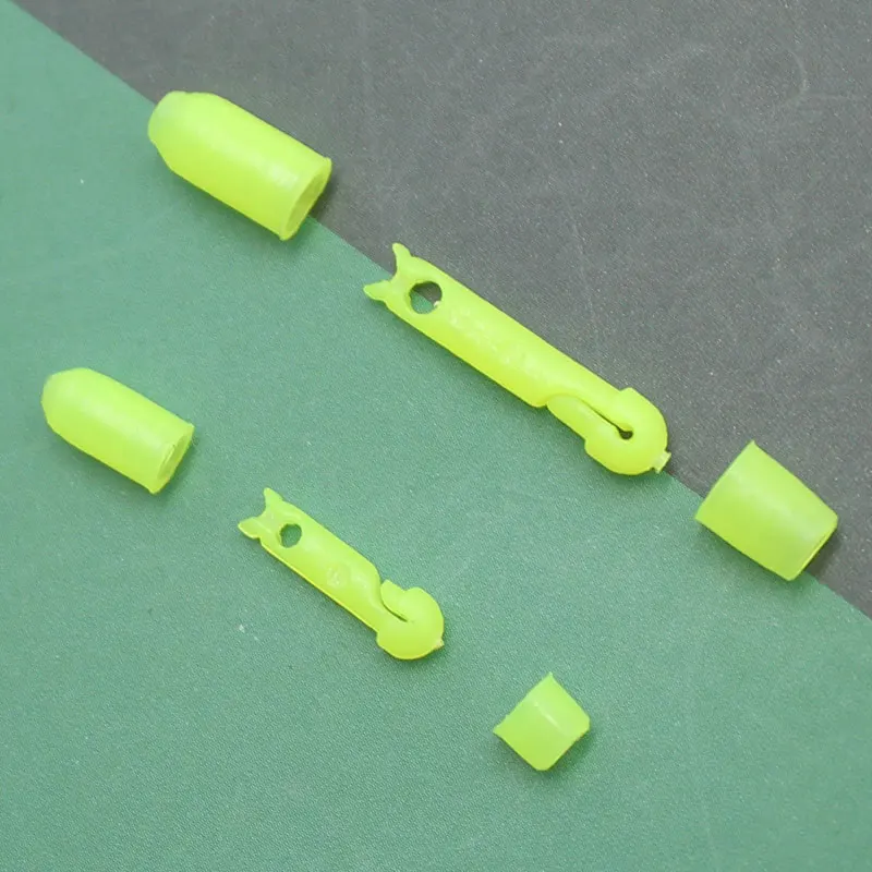 10 Uds. Aparejos de pesca en postes, conector elástico híbrido, Material de aparejos de pesca para carpa - imagen 5