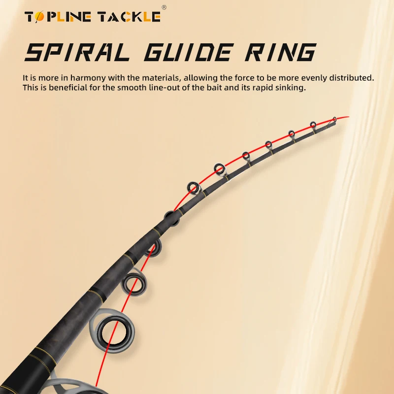 Caña Jigging 6'6" 6-12 kg para Jigs 40-160g - imagen 2