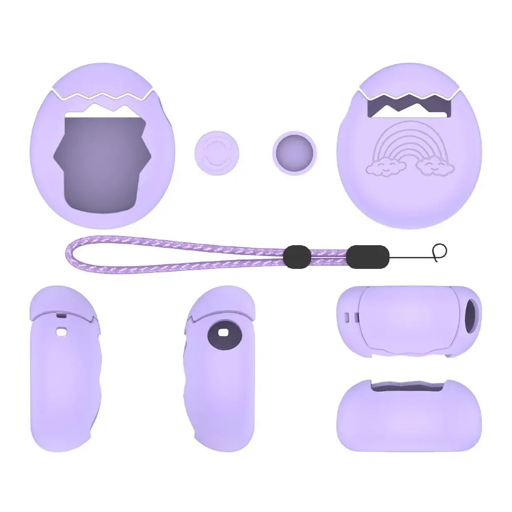 Funda protectora de silicona para consola de juegos con cordón, funda protectora antiarañazos a prueba de golpes para Tamagotchi Paradise - imagen 4