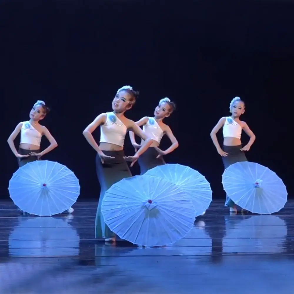 Paraguas decorativo de papel encerado para espectáculo y danza - imagen 3