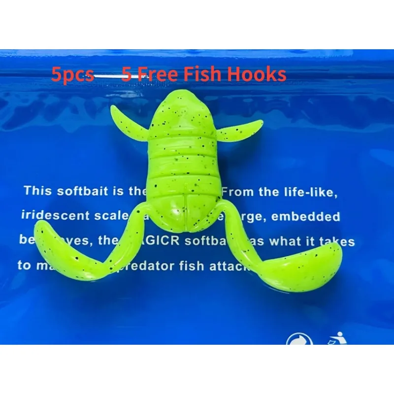 Gicr Softbait Un cebo iridiscente realista para los entusiastas de los peces depredadores