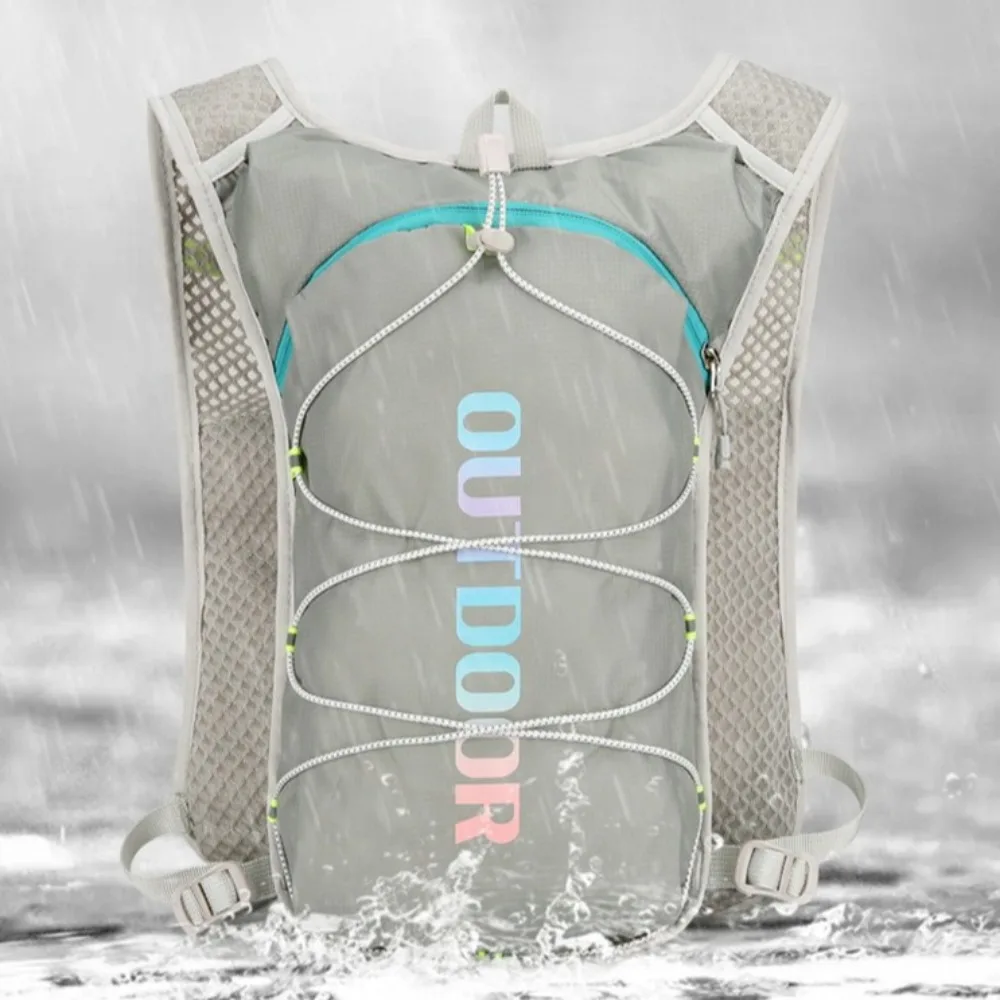 Mochila de nailon duradera para escalada al aire libre, mochila ultraligera impermeable para ciclismo, mochila de hidratación reflectante de seguridad transpirable - imagen 5