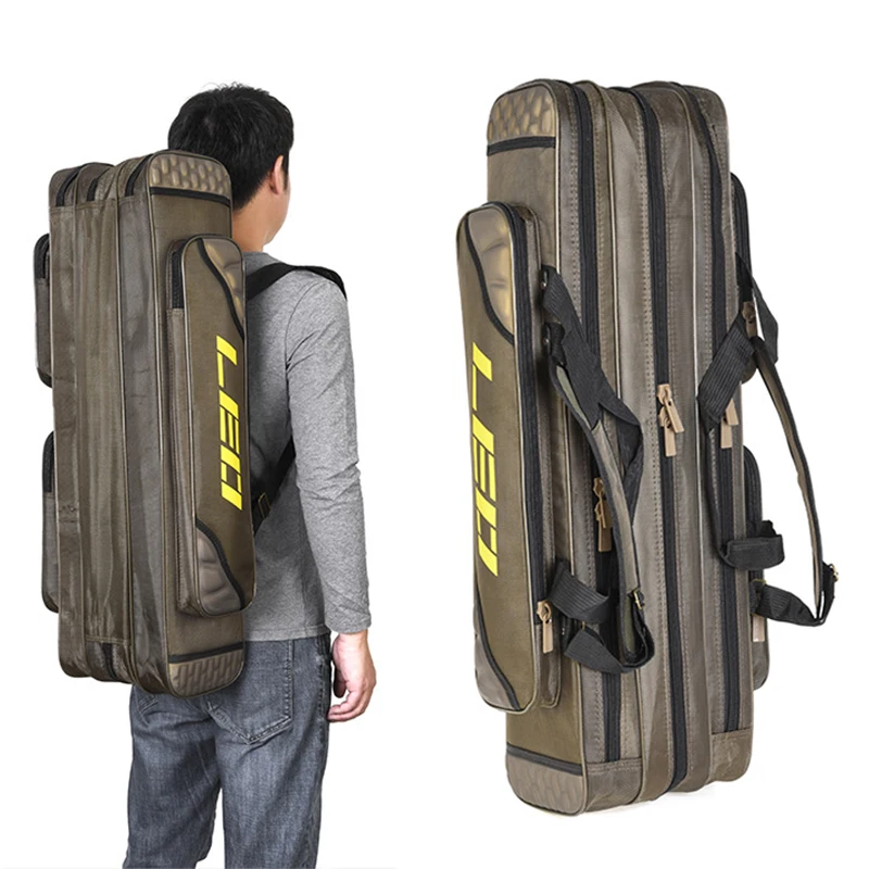 Bolsa de Pesca 80/90 cm 3 Capas Gran Capacidad Portátil - imagen 3